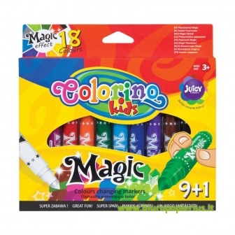  Flomasteriai Magic keičiantys spalvą 9+1 spalvų