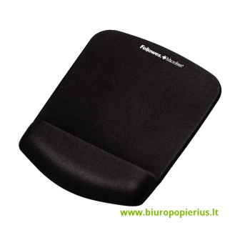  Kilimėlis pelei su riešo atrama FELLOWES PlushTouch™, juoda sp.