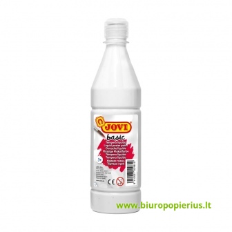  Guašas buteliuke JOVI 500 ml, balta sp.