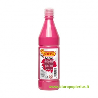  Guašas buteliuke JOVI 500 ml, rožinė sp. (magenta)