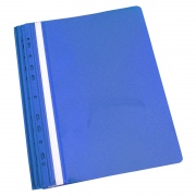  Aplankas su įsegėle ir europerforacija PANTA PLAST, A4, matinis viršelis, (pak. -10 vnt.), mėlynas