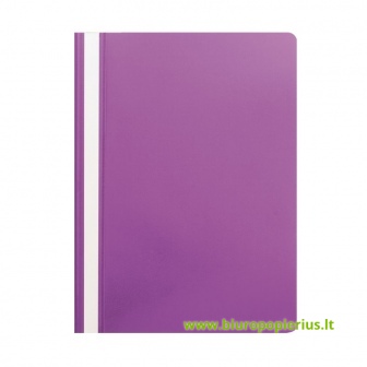  Aplankas dokumentams su įsegėle ELLER A4,  (pak. -25 vnt.), violetinis