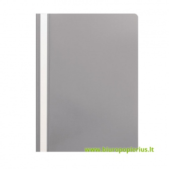  Aplankas dokumentams su įsegėle A4,  (pak. -25 vnt.), pilkas