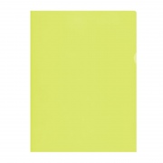  Dėklas dokumentams L forma A4, 115 mik., (pak. - 50 vnt.), geltonas