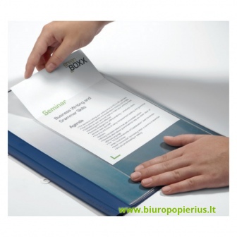  Priklijuojamoji kišenė dokumentams DURABLE POCKETFIX, A4 (210x 297 mm), (pak. - 3 vnt.)