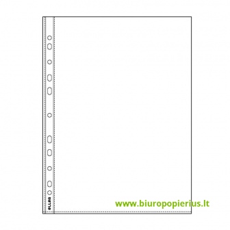  Įmautė dokumentams ELLER, A4, 60 mik., (pak. - 50 vnt.), skaidri