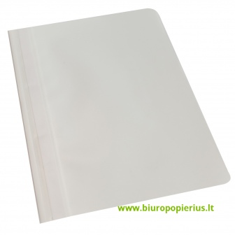  Aplankas dokumentams su įsegėle A4,  (pak. -25 vnt.), baltas