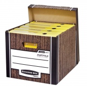  Archyvinė dėžė FELLOWES Woodgrain, 340 x 295 x 405 mm, (pak. -2 vnt.)