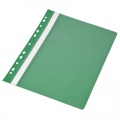  Aplankas su įsegėle ir europerforacija PANTA PLAST, A4, skaidrus viršelis, (pak. -10 vnt.), žalias