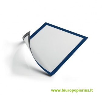  Rėmelis dokumentams DURABLE DURAFRAME® MAGNETIC, A4, (pak. - 5 vnt.), mėlynas