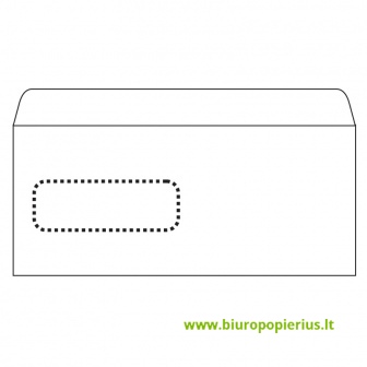  Vokai POSTSEC, E65, 110 x 220 mm, su langeliu 30x90 mm, 1000 vnt.