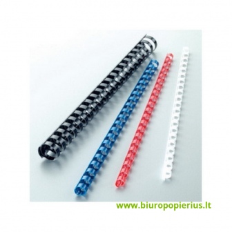  Plastikinė įrišimo spiralė, 32mm, Juoda, 50 vnt.