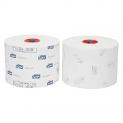  Tualetinis popierius TORK ADVANCED COMPACT T6, 127530, 2 sl., 9.9 cm x 100 m, balta sp., 27 vnt