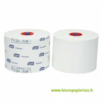  Tualetinis popierius TORK UNIVERSAL COMPACT T6,127540, 1 sl., 9.9 cm x 135 m, balta sp., 27 vnt