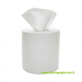  Popieriniai rankšluosčiai GRUINE, 1 sl., 20cm x 120m, balta sp., 100% celiuliozė, be šerdies, 12 vnt