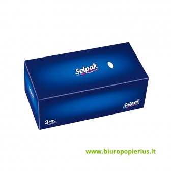  Vienkartinės nosinaitės SELPAK Maxi, 3 sl., 100 serv./pak.