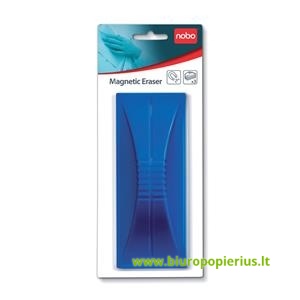  Magnetinės lentos valiklis NOBO Drywipe, mėlyna sp.