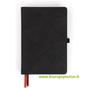  Kalendorius  FASHION BLACK EDITION, 2023, PU, A5, juoda sp.