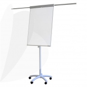  Konferencijų stovas MEMOBOARDS PROFESSIONAL, mobilus, 2 šoniniai laikikliai, 105x68 cm