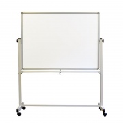  Dvipusė vartoma magnetinė lenta MEMOBOARDS BASIC, 120x90 cm, mobili