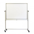  Dvipusė vartoma magnetinė lenta MEMOBOARDS BASIC, 120x90 cm, mobili