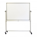  Dvipusė vartoma magnetinė lenta MEMOBOARDS BASIC, 200x100 cm, mobili
