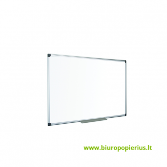  Emaliuota baltoji magnetinė lenta BI-OFFICE MAYA 90x60, aliuminio rėmas