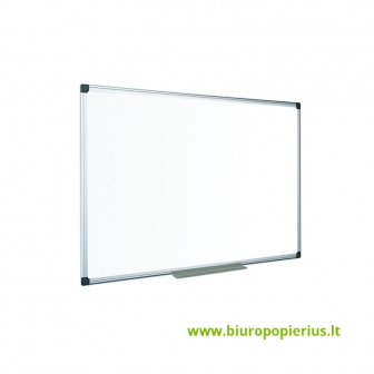 Emaliuota baltoji magnetinė lenta BI-OFFICE MAYA 150x120, aliuminio rėmas