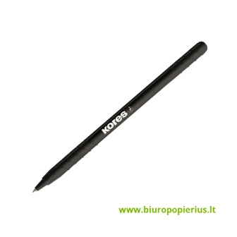  Tušinukas KORES KOR-M, 1,0 mm, juoda sp. - 2 vnt.