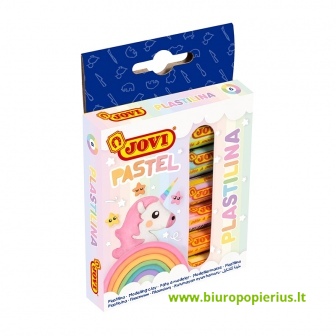  Plastilinas JOVI, 15 g, 6 pastelinės spalvos
