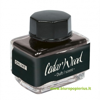  Kvepiančio rašalo buteliukas ONLINE Cedar Wood, 15 ml, juoda sp.