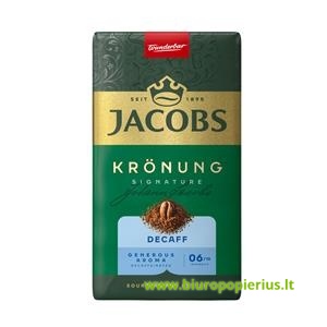  Kava JACOBS KRONUNG Entkoffeiniert, malta, be kofeino, 250 g