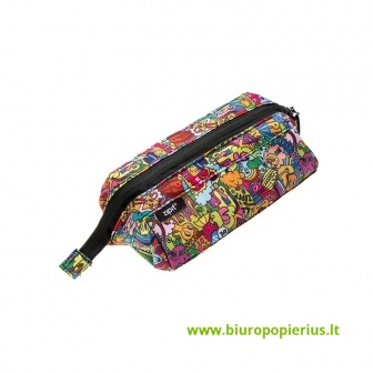  Penalas-pieštukinė ZIPIT Lenny Pencil Case, PC-LIO2, Taškuota