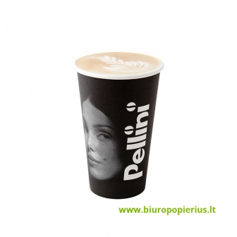  Vienkartiniai puodeliai PELLINI, popieriniai, 296 ml, D 80 mm, 50 vnt.