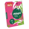  Spalvotas pop.REY ADAGIO 23, A4, 80 g/m2, 500 l., intensyvios fuksijų spalvos