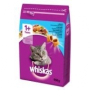  Sausas kačių ėdalas WHISKAS su tunu ir daržovėmis, 950 g