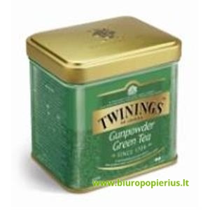  Žalioji arbata TWININGS Gunpowder Green, skardinė, 100 g