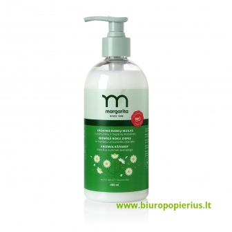  Rankų muilas MARGARITA, su migdolų ir ramunėlių ekstraktais, 400 ml