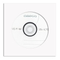  OMEGA DVD-R 4,7GB 16X Vokelyje, pakuotė 10vnt