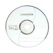 OMEGA CD-R 700MB 52X Vokelyje, pakuotė 10vnt
