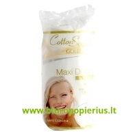  Kosmetiniai vatos diskeliai COTTON SOUND Gold, 60 vnt