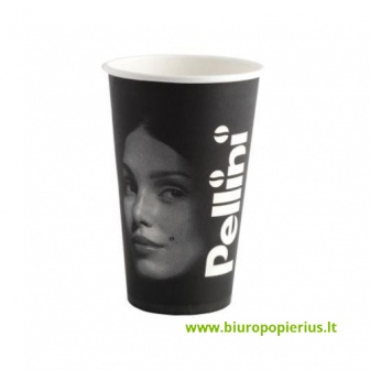  Vienkartiniai puodeliai PELLINI, popieriniai, 234 ml, D 80 mm, 50 vnt.