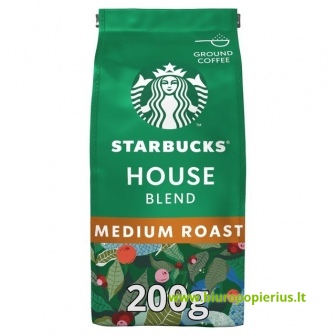  Malta kava STARBUCKS House Blend, vidutinio skrudinimo, 200 g