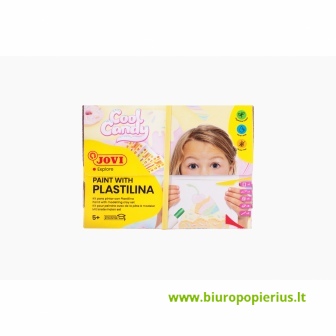  Spalvinimo plastilinu rinkinys JOVI COOL CANDY, su priedais