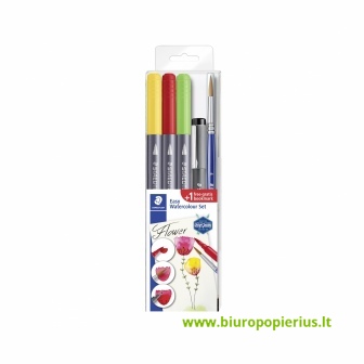  Kūrybinis rinkinys STAEDTLER 3001 STB5-2, 3 spalvų žymekliai, rašiklis ir teptukas