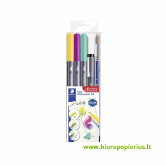  Kūrybinis rinkinys STAEDTLER 3001 STB5-3, 3 spalvų žymekliai, rašiklis ir teptukas