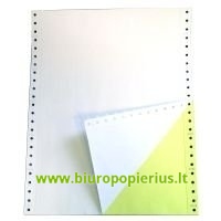  Perforuotas save kopijuojantis popierius, 1+2, 15/210/15x12