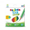  Spalvoti pieštukai CARIOCA TITA, tribriauniai, 24 spalvos