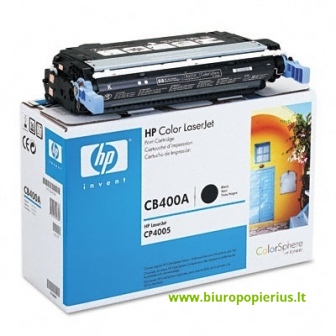 Hewlett-Packard CB400A Juoda, 7500 psl.