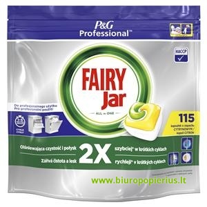  Automatinių indaplovių kapsulės FAIRY All in 1, 115 vnt.
